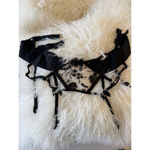 RARE Honey Birdette SARA Suspender/Garter Belt L